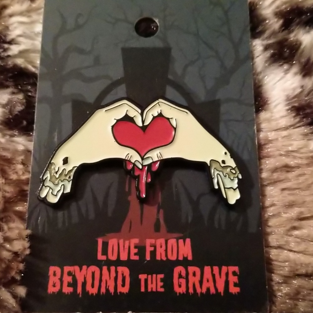 Love from beyond the Grave Enamel Pin